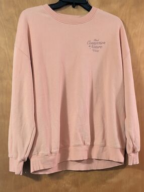Women's Pastel Orange Crewneck Sweatshirt - Connection to Nature | Old Navy | XS